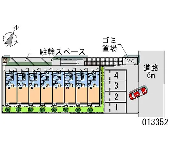 ★手数料０円★川口市東領家２丁目　月極駐車場（LP）